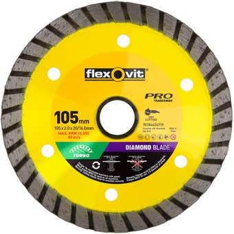 Flexovit Blade Diamond Concreter Brick 105mm