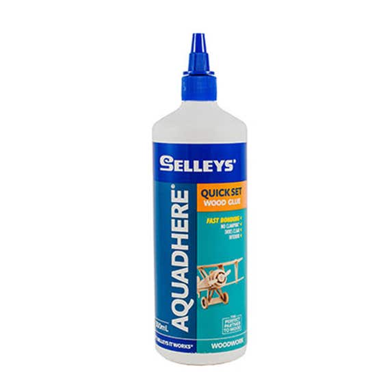 Adhesive Aquadhere Quickset Pva 500ml Selleys