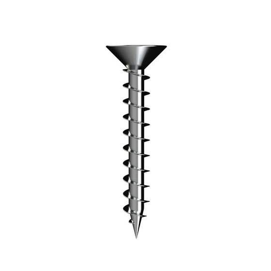 Screw Long Thread Hinge Zinc Plated 6gx12 100pack Bremick