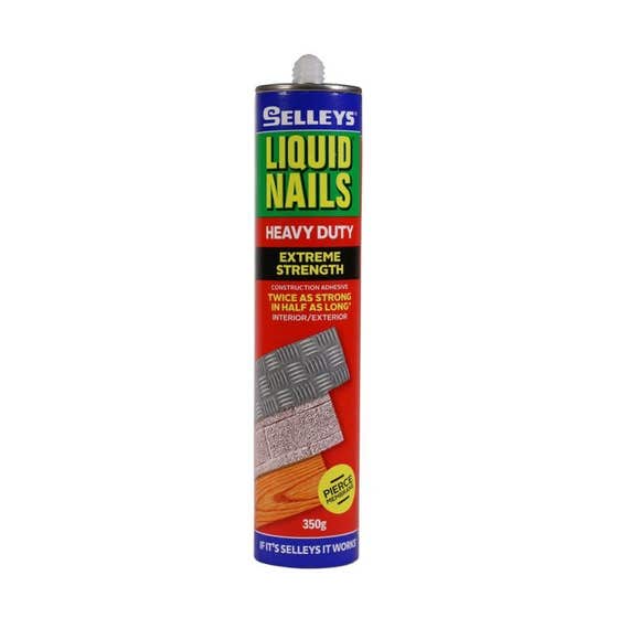 Adhesive Liquid Nails Heavy Duty 350g Selleys
