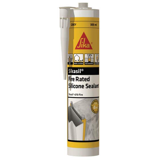 Silicone Sikasil 670 Fire Grey 300ml Sika
