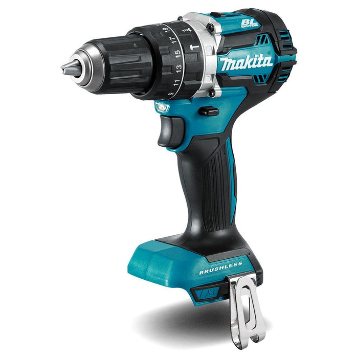 Makita 18V COMPACT BRUSHLESS Heavy Duty Hammer Driver Drill - Tool Only