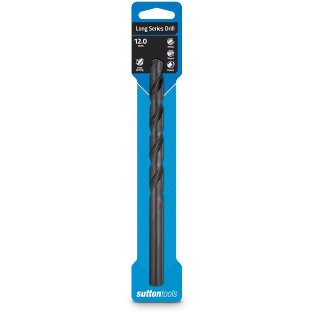 Bit Drill Long Series Hss Met Blue 12mm Sutton