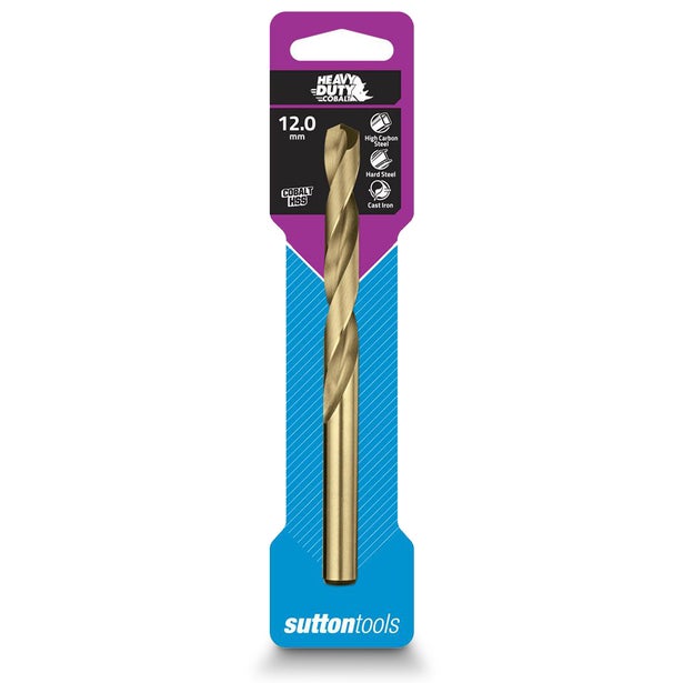 Bit Drill Jobber Heavy Duty Cobalt 12.0mm Sutton