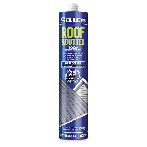 Silicone Roof Gutter Deep Ocean 300g Selleys