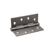 Graphite Nickel Butt Hinge, Fixed Pin - 100 x 75 x 2.5mm