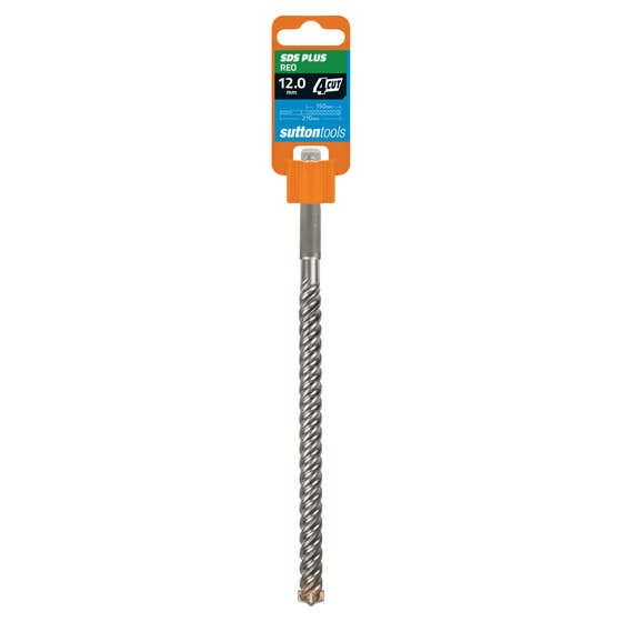 Bit Drill Masonry SDS Plus 4xReo 12x 210 Green Sutton