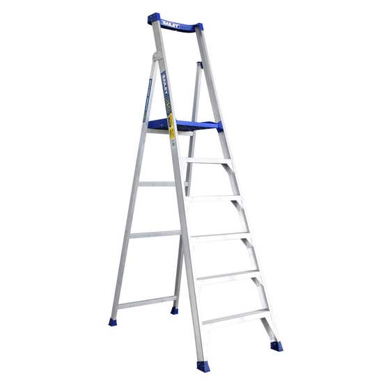 Ladder Platform P150 6 Step Alum 150kg