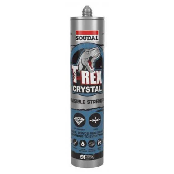 Adhesive Sealant Crystal T-Rex 290ml Soudal