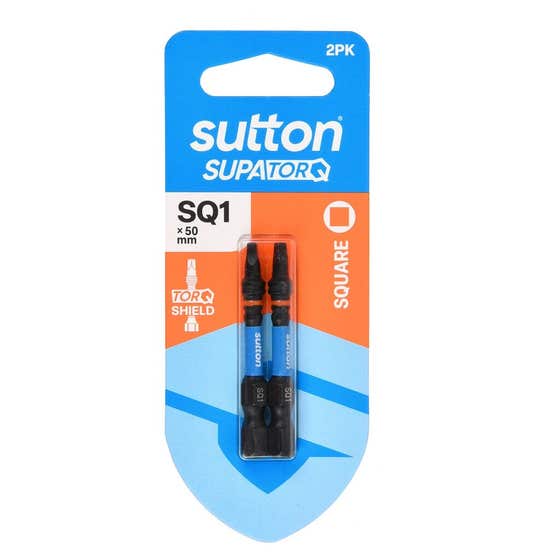 Bit Screwdriver S204 Supatorq SQ1 50mm 2Pk Sutton