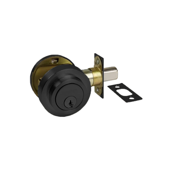 Slimline Deadbolt Rnd Sgl Cyl Mb ZANDA 9060.BLK