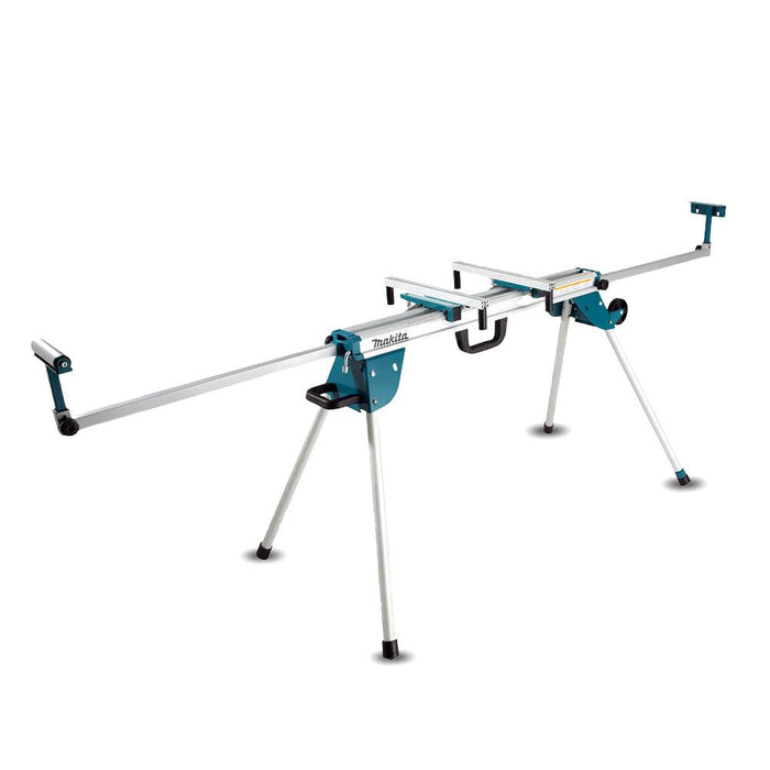 Makita Mitre Saw Stand 2.5m, Folding Legs, Extendable Roller Support Arms, Fully Extended 2550mm / 16kg