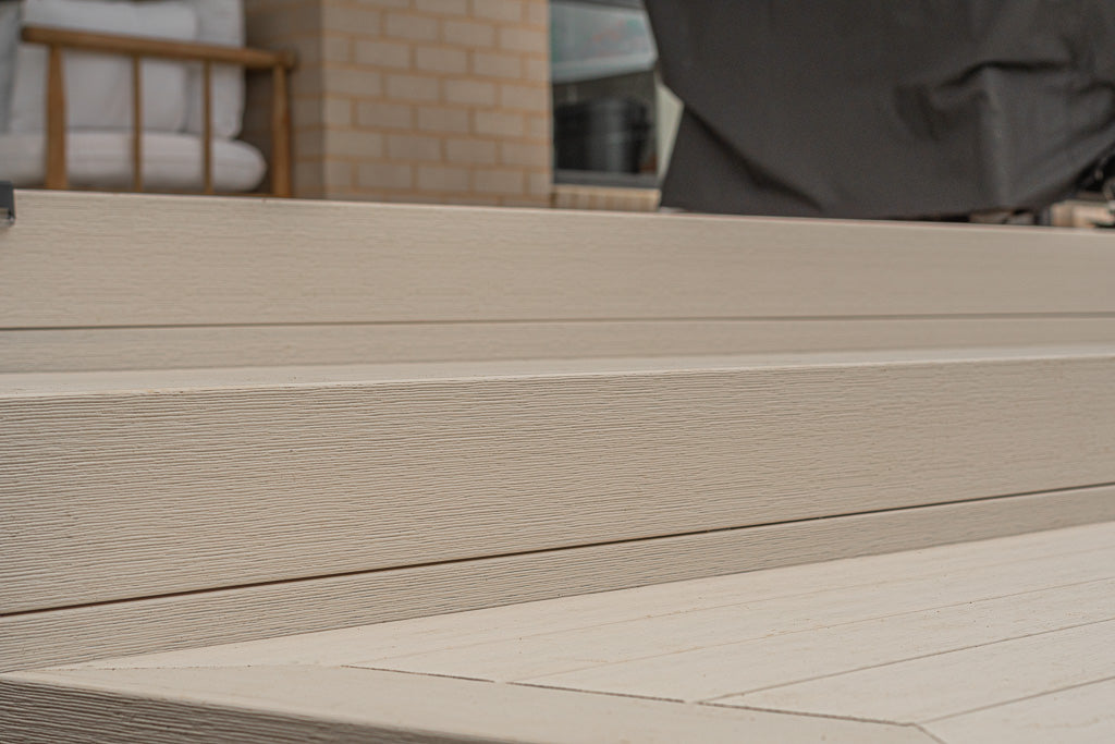HOME Snow White Fascia   180mm x 5.4m