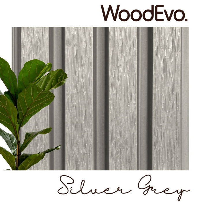 CLADDING Silver Grey  Board  3.6m x 186mm  Coverage
